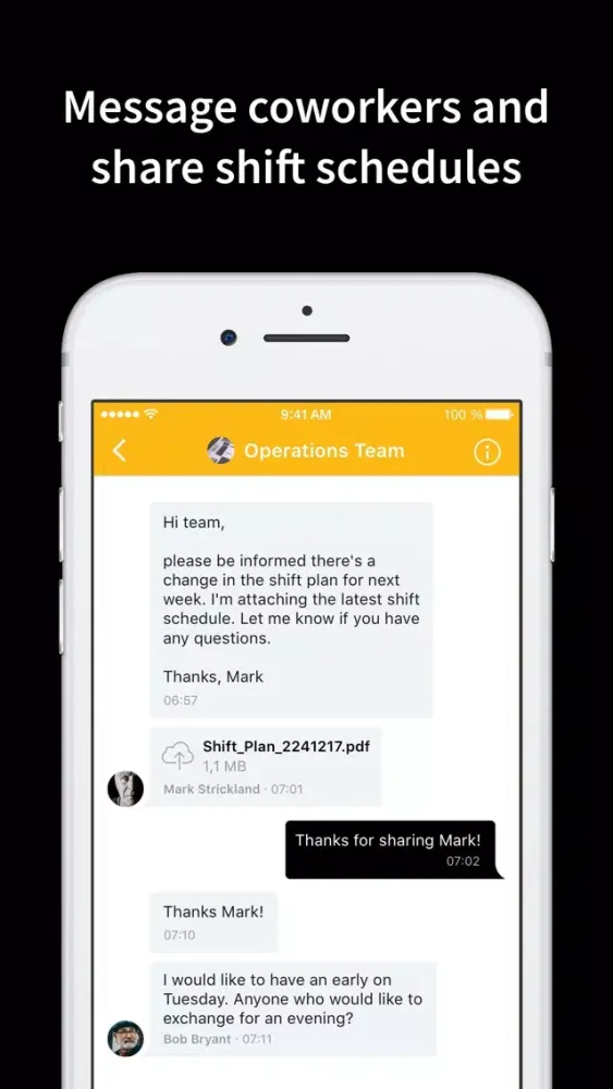 Snack Chat - Employee App应用截图