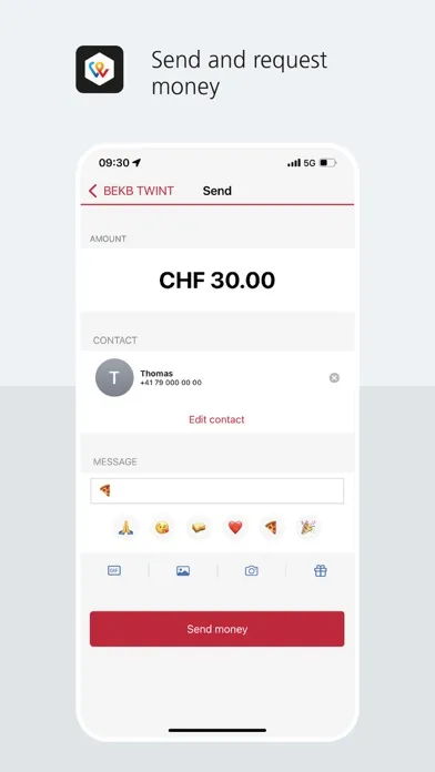 Ảnh chụp màn hình của BEKB TWINT