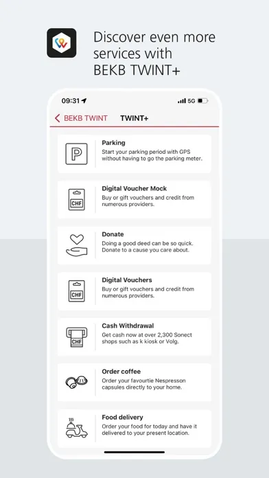 Ảnh chụp màn hình của BEKB TWINT