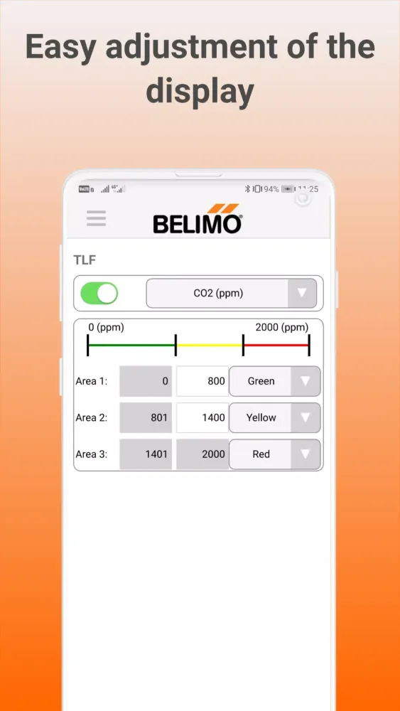 Belimo Duct Sensor Assistant Ekran Görüntüleri