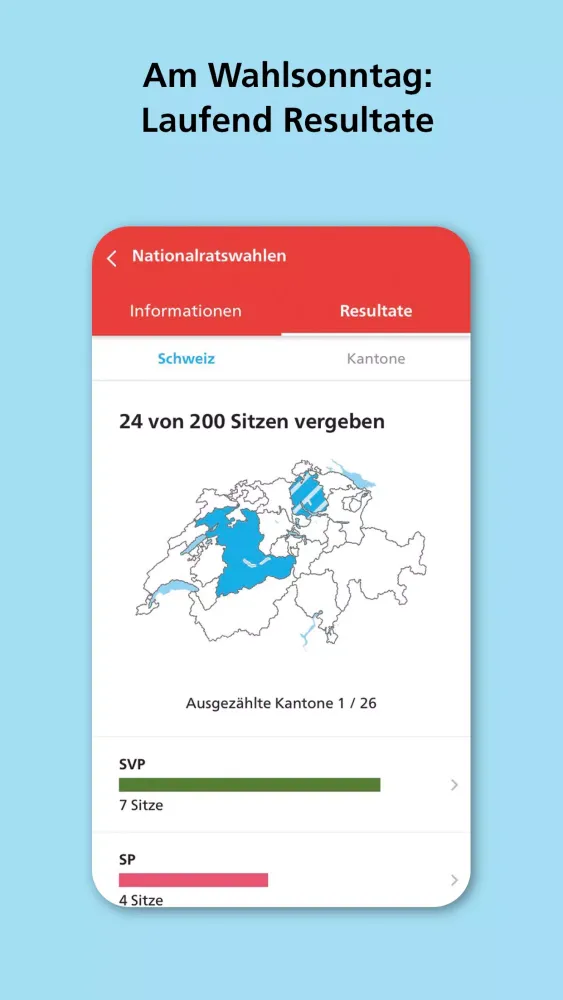 Ảnh chụp màn hình của VoteInfo