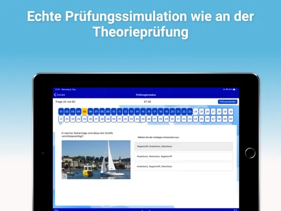 Captures d'écran de Bootstheorie.ch Kat. A/D iPad 