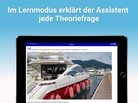 Captures d'écran de Bootstheorie.ch Kat. A/D iPad 