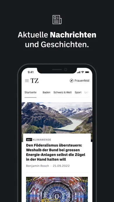 Capturas de pantalla de Thurgauer Zeitung News