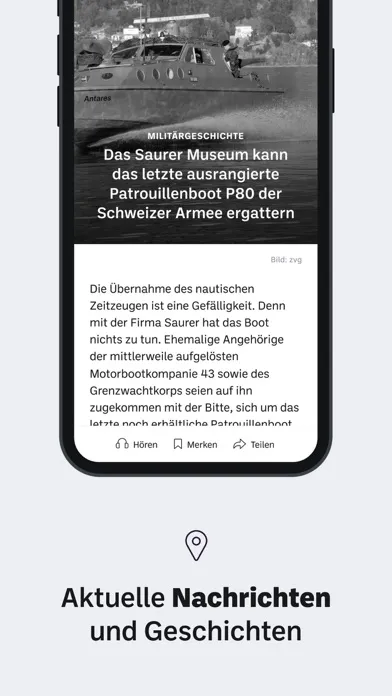 Capturas de pantalla de Thurgauer Zeitung News