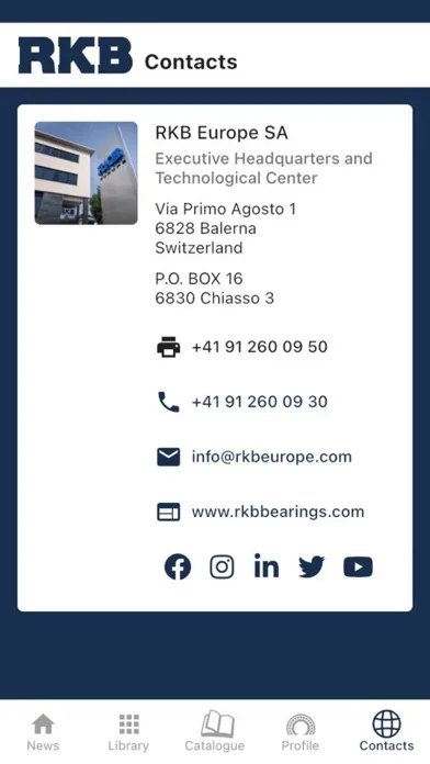 RKB Bearings سکرین شاٹس