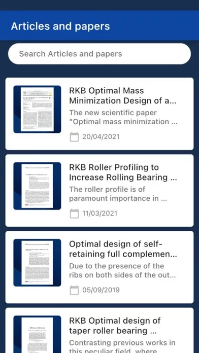 RKB Bearings سکرین شاٹس