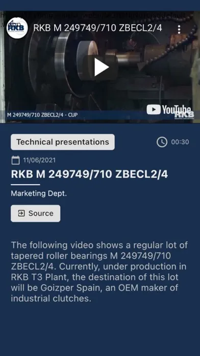 RKB Bearings سکرین شاٹس