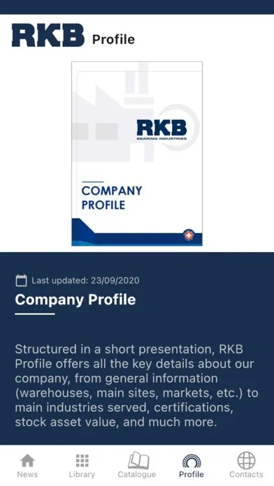 RKB Bearings سکرین شاٹس