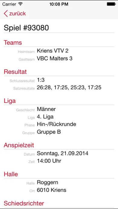 SVRI Innerschweizer Volleyball Screenshots
