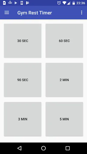 Gym Rest Timer Screenshots