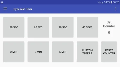 Gym Rest Timer Screenshots