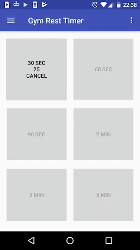 Gym Rest Timer Screenshots