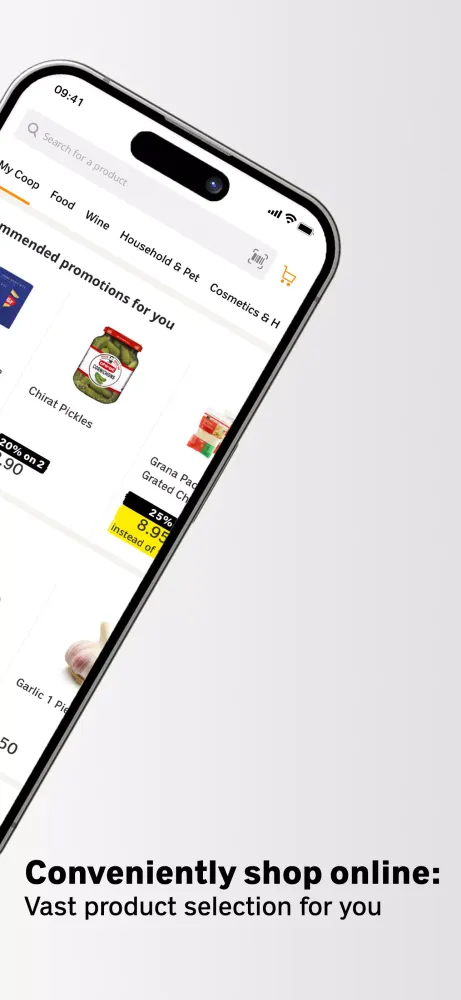 Coop's online supermarket Screenshots
