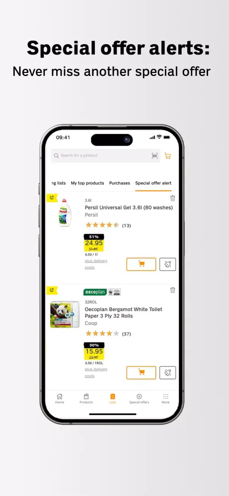Coop's online supermarket Screenshots