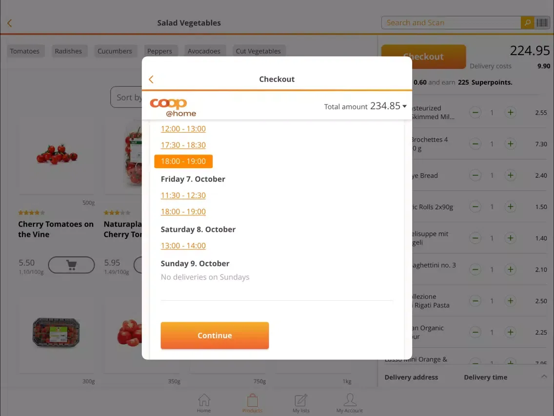 Tangkapan layar coop@home iPad 