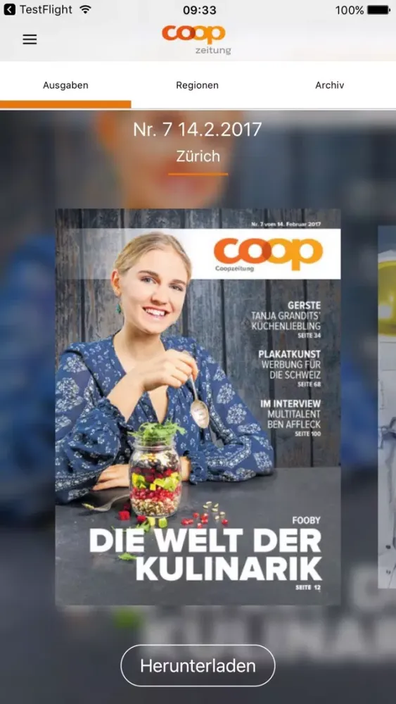 Coopzeitung Ekran Görüntüleri