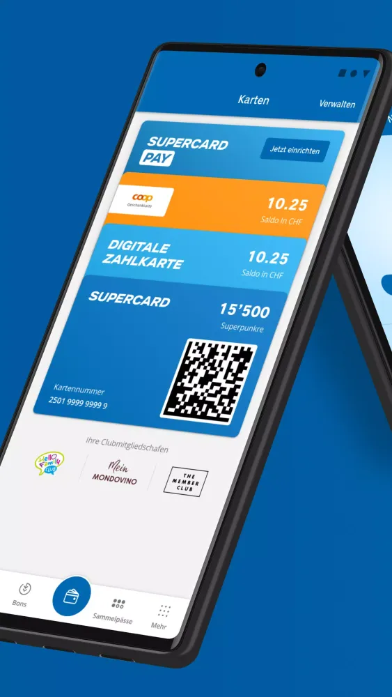 Ảnh chụp màn hình của Coop Supercard
