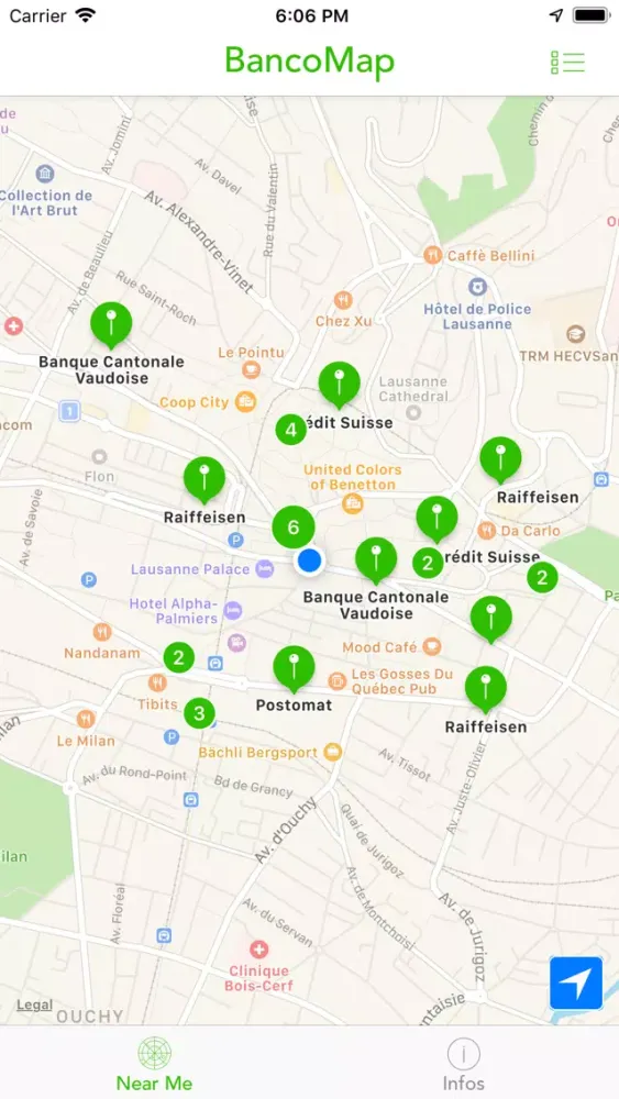 Скриншоты BancoMap