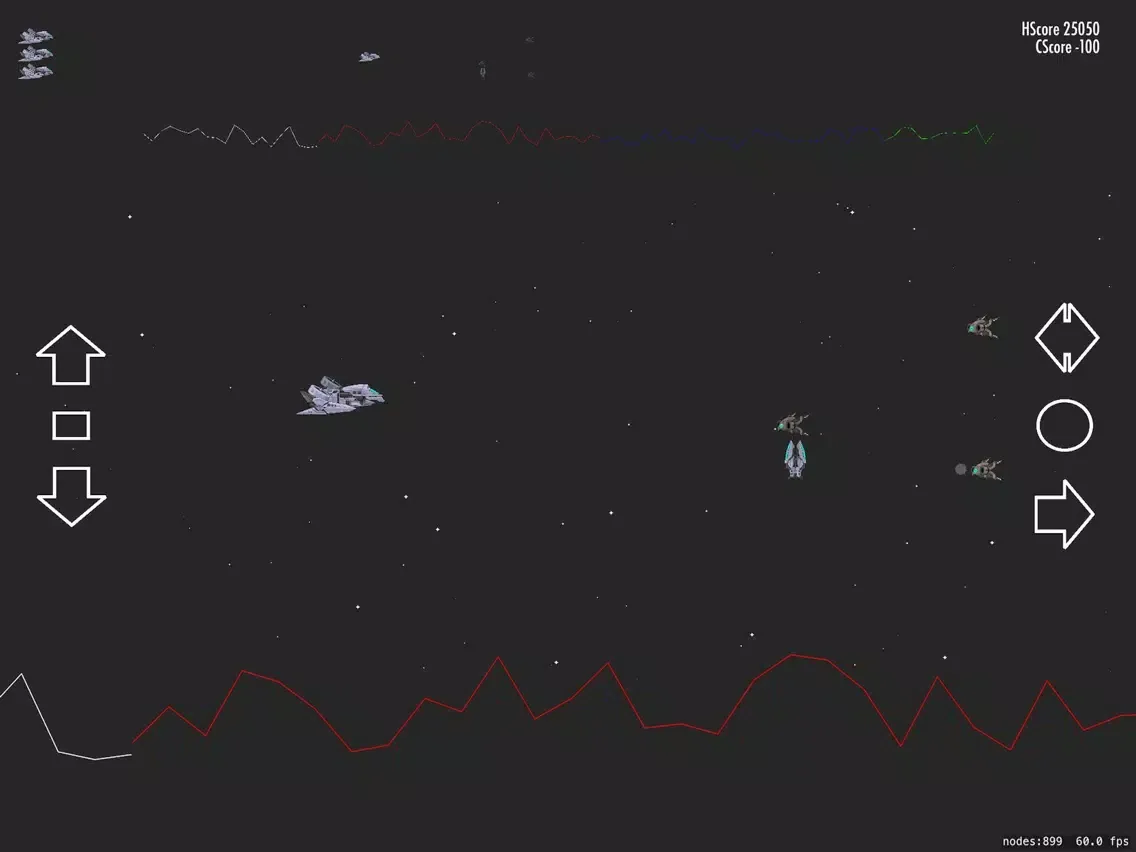 de5ender - space shooter game iPad  スクリーンショット