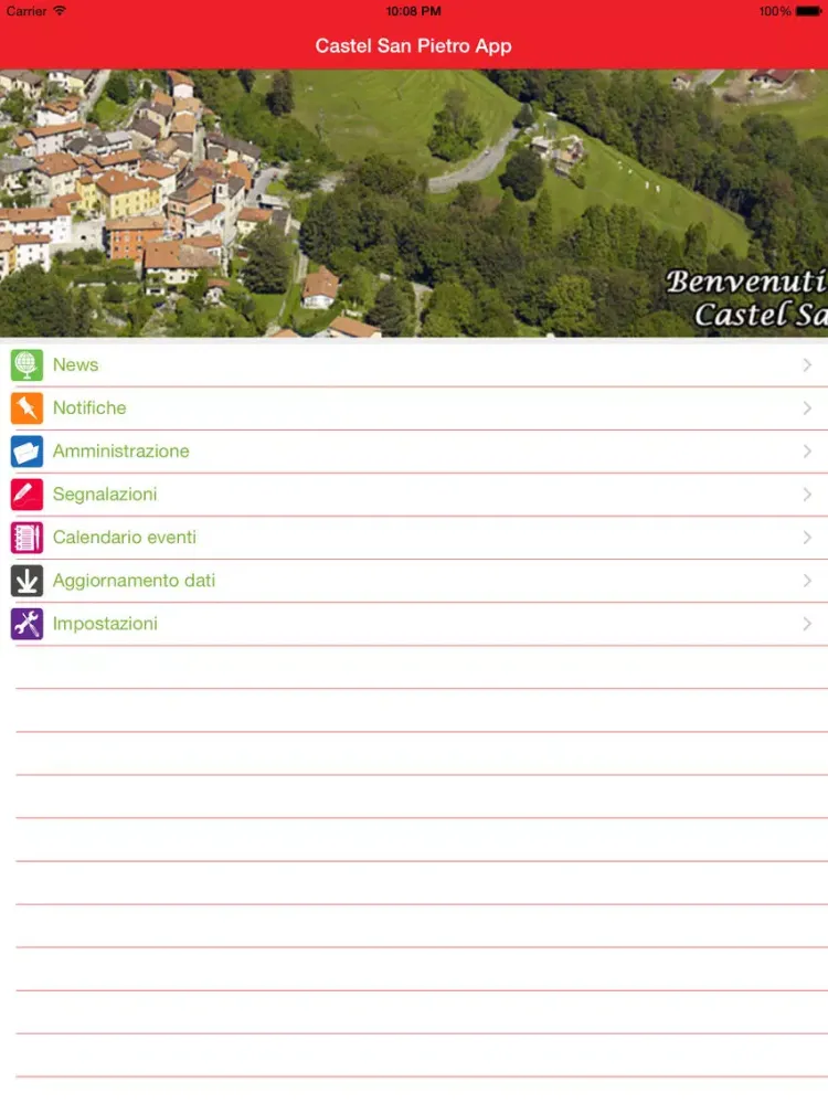 Castel San Pietro iPad 应用截图