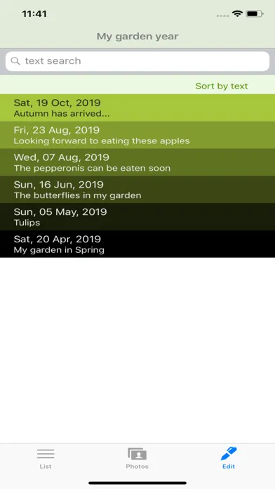 Tangkapan layar Mein Gartenjahr