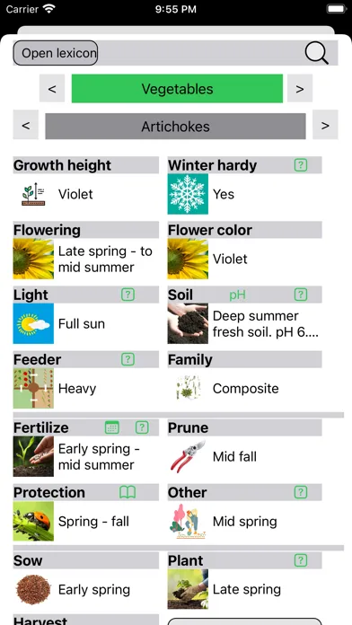 Ảnh chụp màn hình của Mein Garten Tagebuch