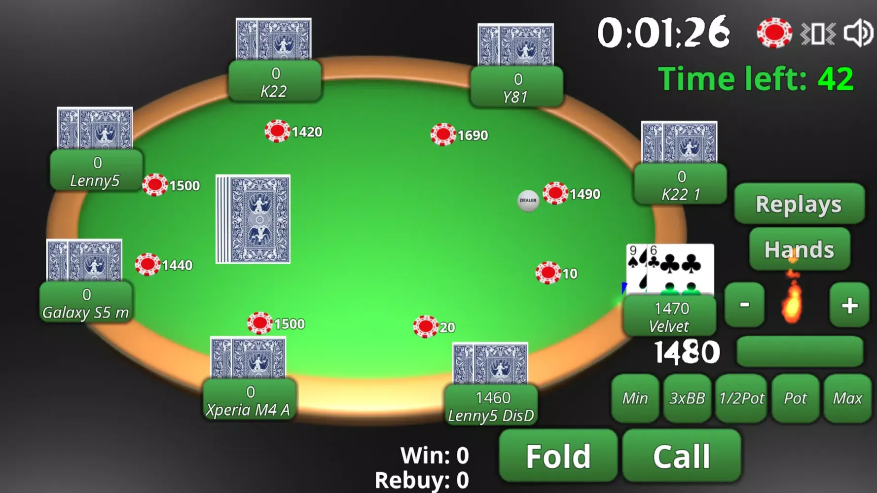BlueTooth Poker 8 سکرین شاٹس