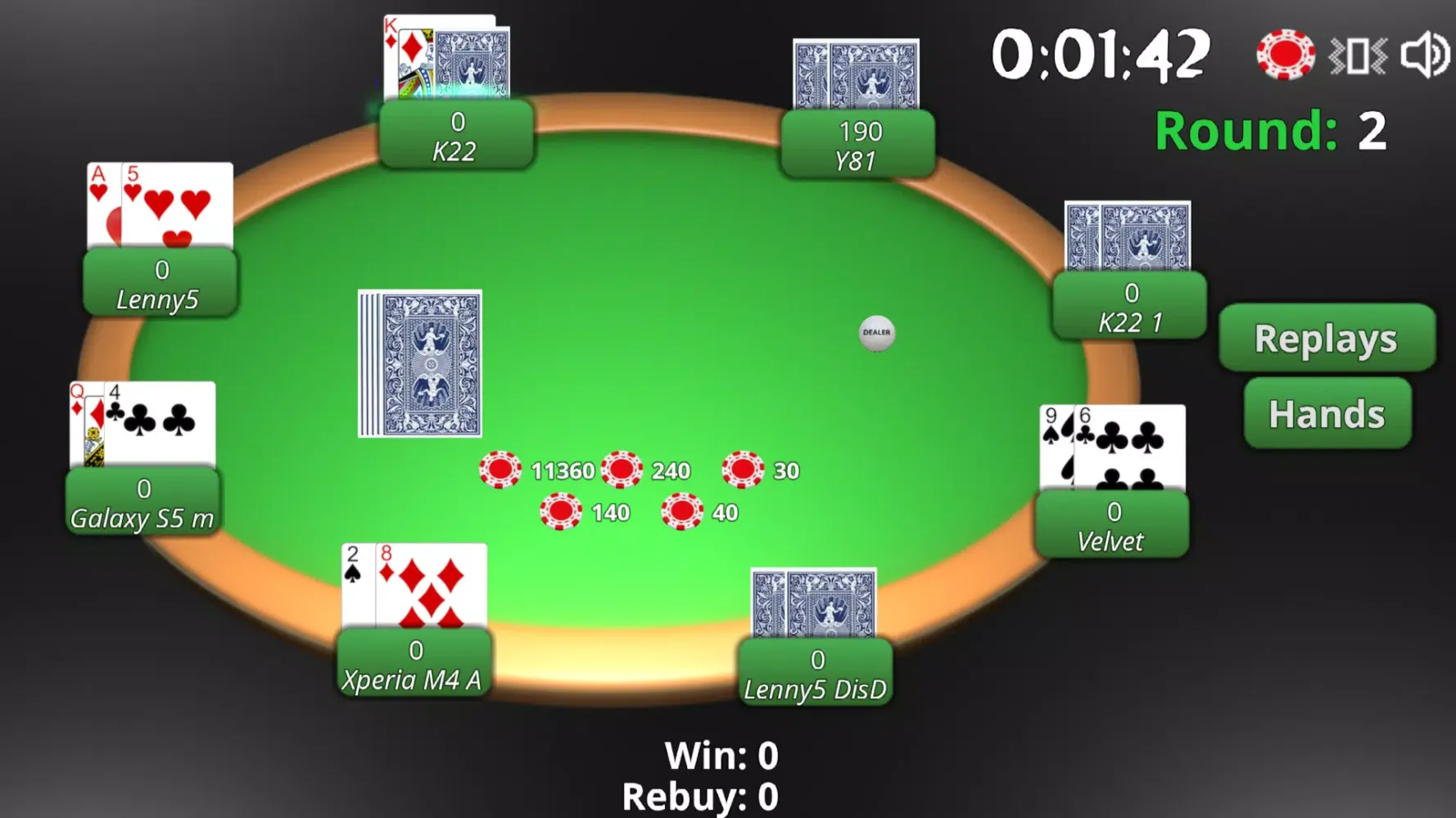 BlueTooth Poker 8 سکرین شاٹس