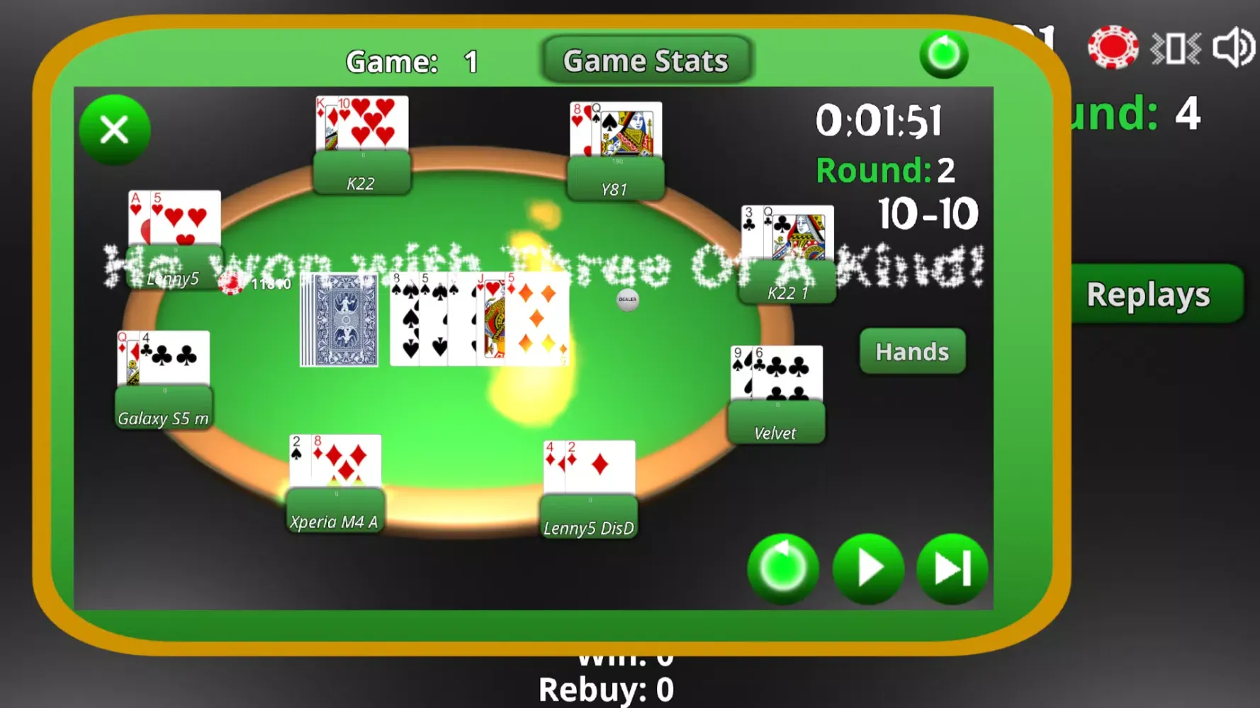 BlueTooth Poker 8 سکرین شاٹس