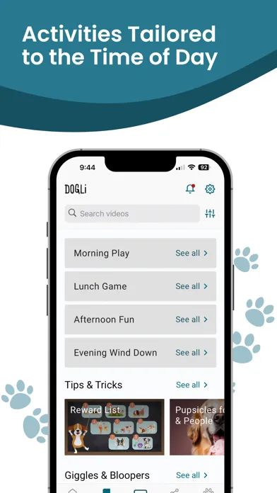 Capturas de tela do DOGLi - Dog Enrichment & Games