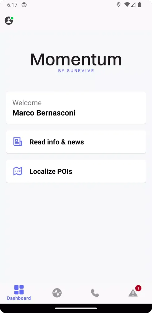Momentum Screenshots