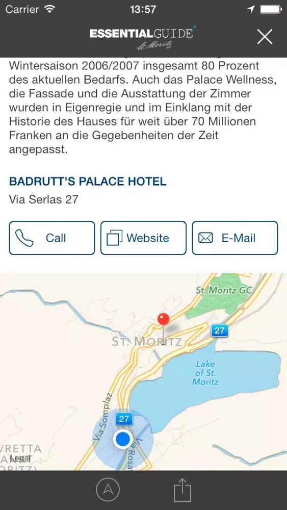 Essential Guide St. Moritz स्क्रीनशॉट
