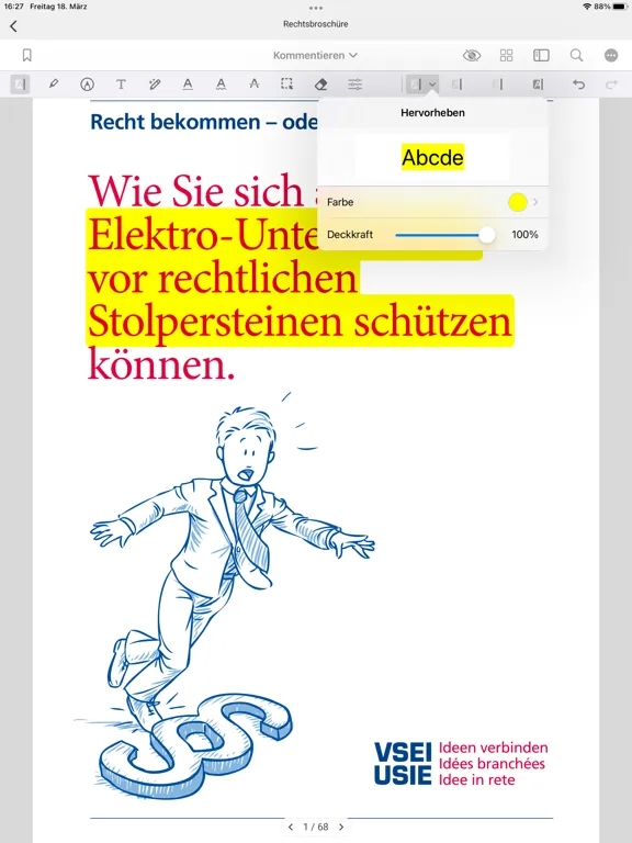 Tangkapan skrin eBook EIT.swiss iPad 