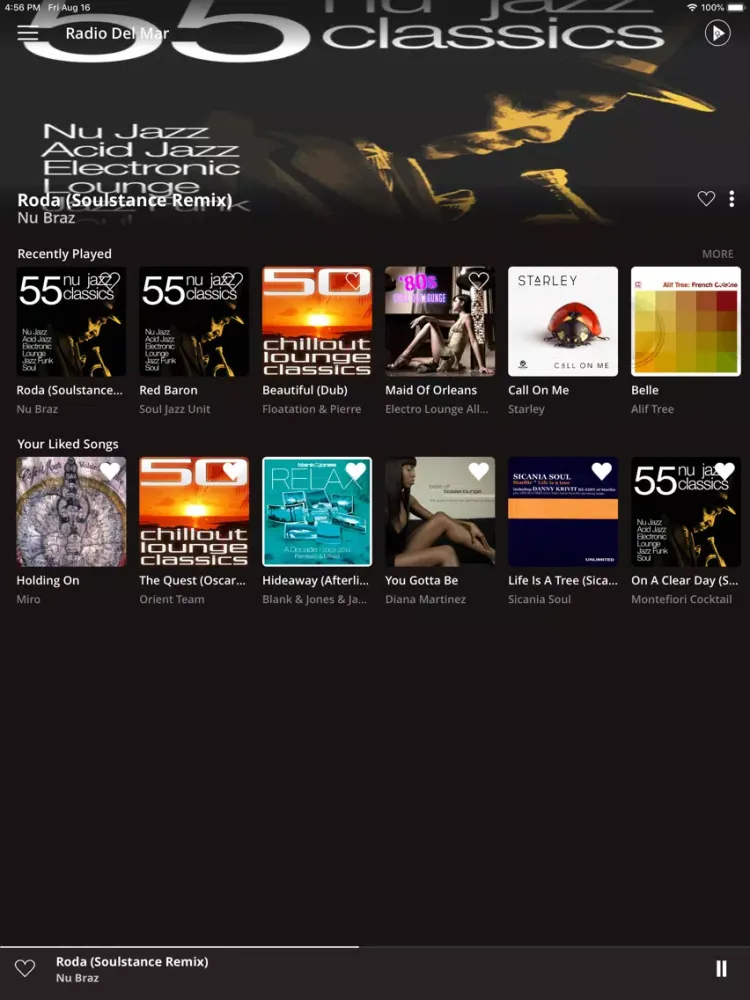Radio del Mar - Chillout Sound iPad  Screenshots