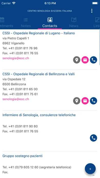 Captures d'écran de EOC CSSI