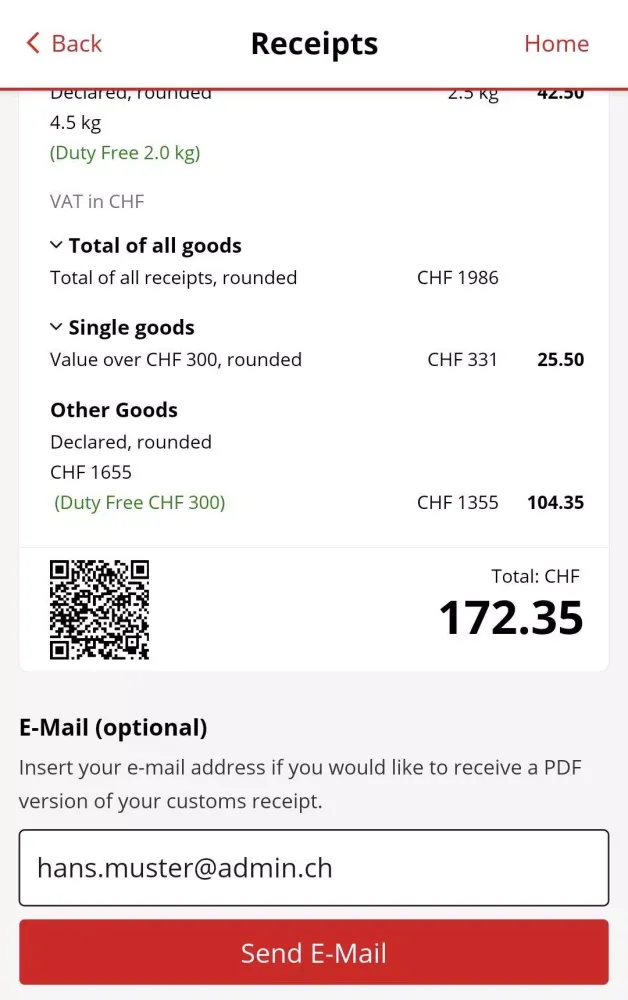 QuickZoll سکرین شاٹس