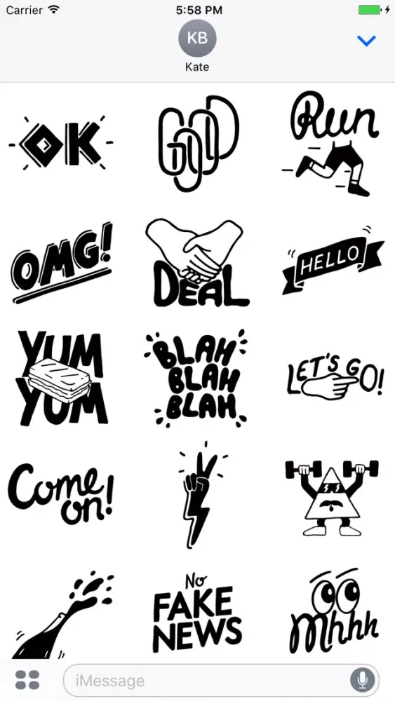 Ảnh chụp màn hình của Sticky Sticker