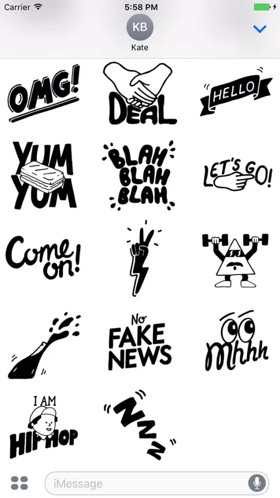 Ảnh chụp màn hình của Sticky Sticker