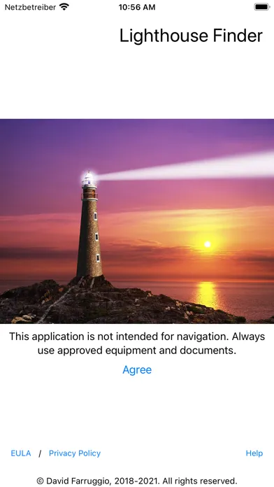 Tangkapan skrin Lighthouse Finder