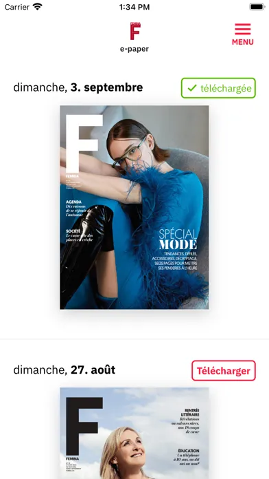 Femina, le magazine Screenshots