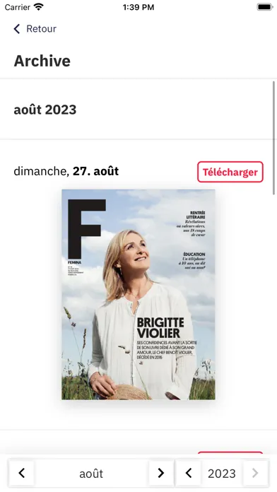 Femina, le magazine Screenshots