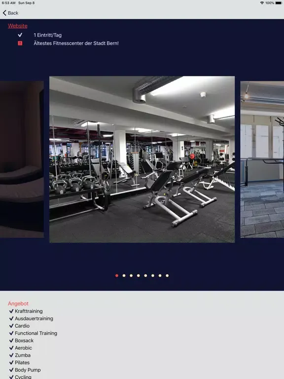 Screenshot di FITPASS 2.0 iPad 