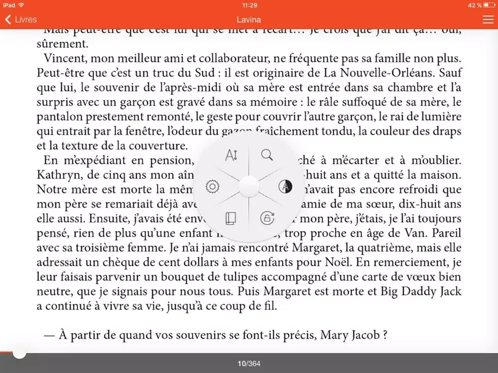 Screenshot di France Loisirs Suisse eBooks iPad 