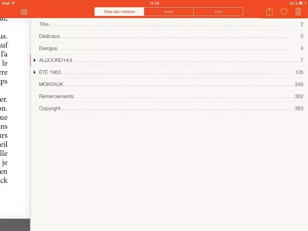 Screenshot di France Loisirs Suisse eBooks iPad 