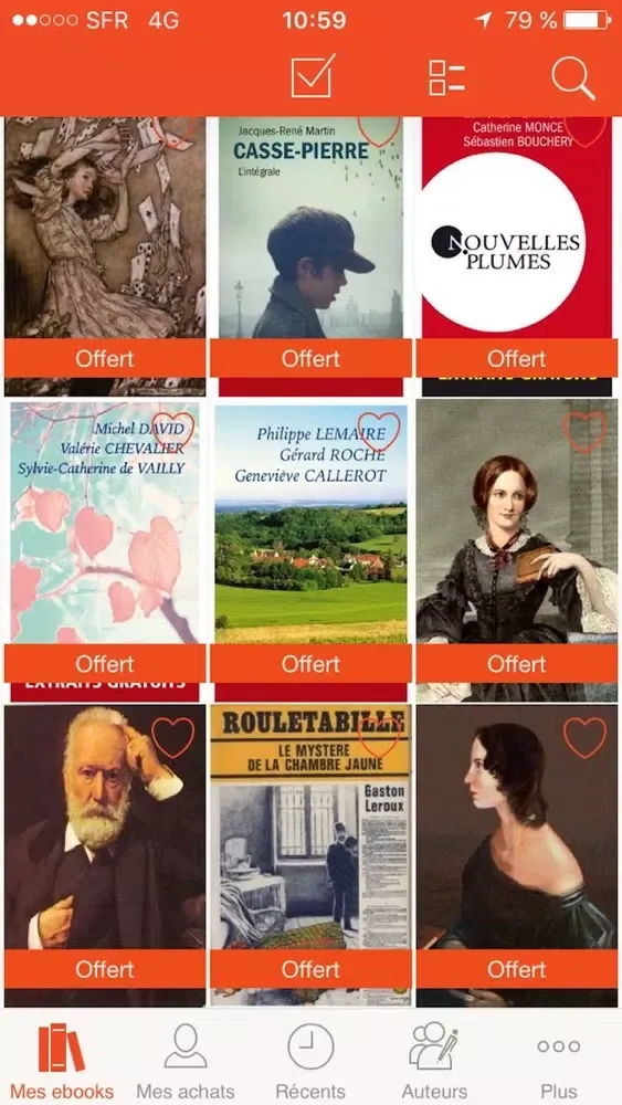 Screenshot di France Loisirs Suisse eBooks