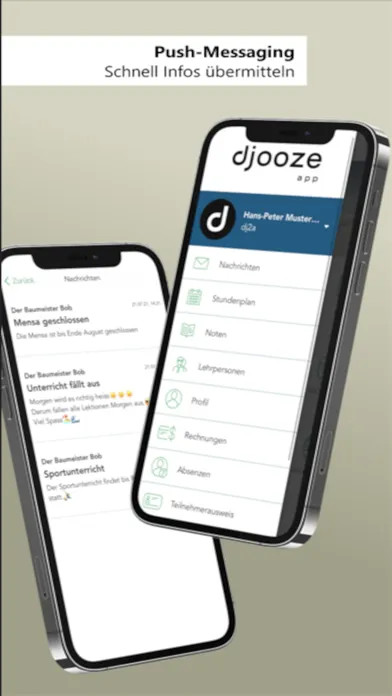 Tangkapan skrin djooze | Schul App Schweiz