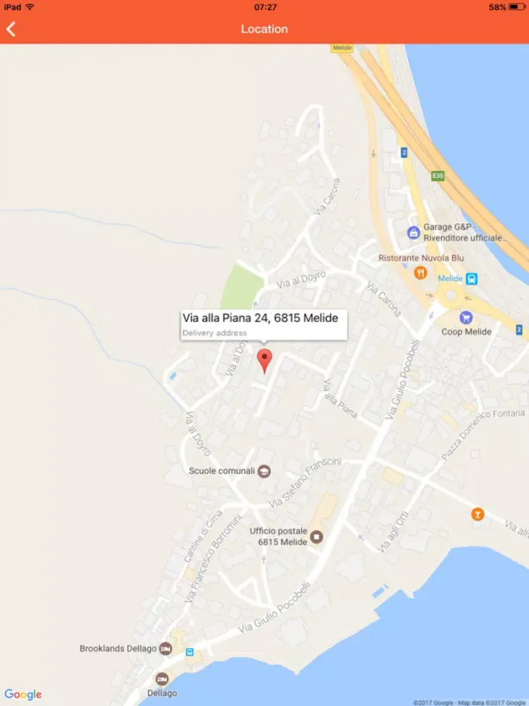 Tangkapan skrin Gnam Resto iPad 
