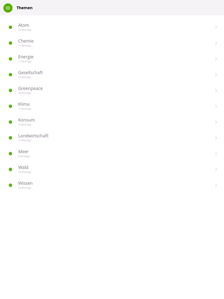 Magazin Greenpeace Schweiz iPad  سکرین شاٹس