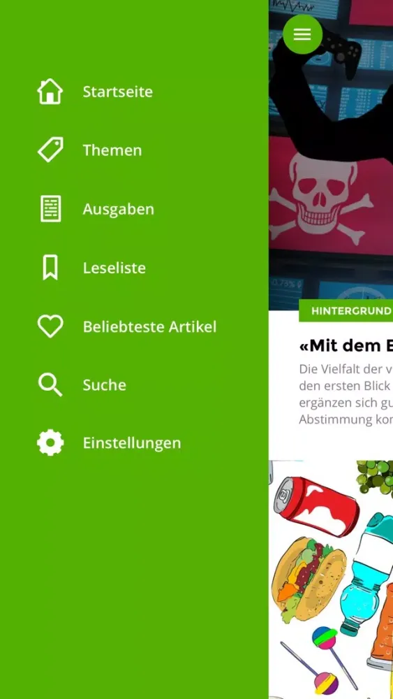 Magazin Greenpeace Schweiz سکرین شاٹس